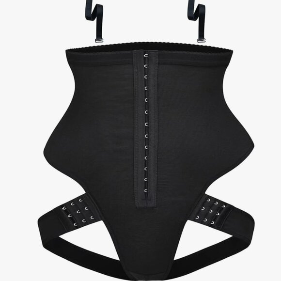Butt Lifter Shaper Women Slimming Tummy Control Thong Corset Hooks Shapewear
